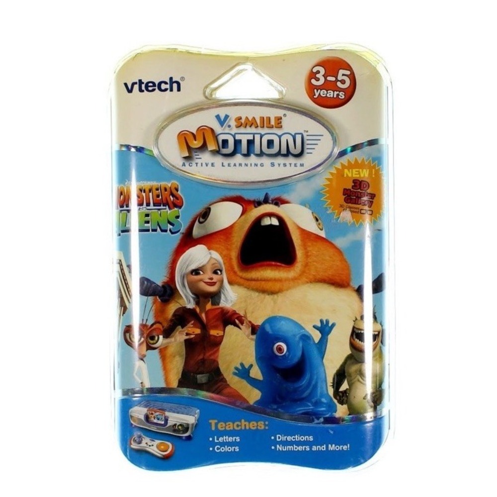 VSmile Motion Monsters VS Aliens vtech game - new in package